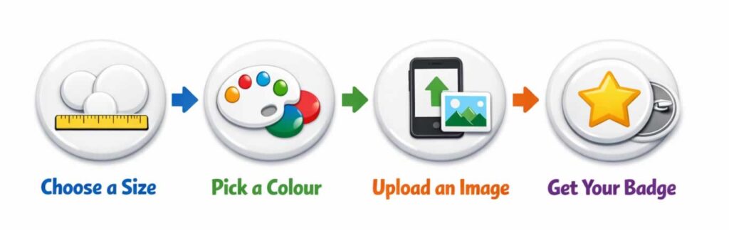 Customise Pin Badges - build a Badge