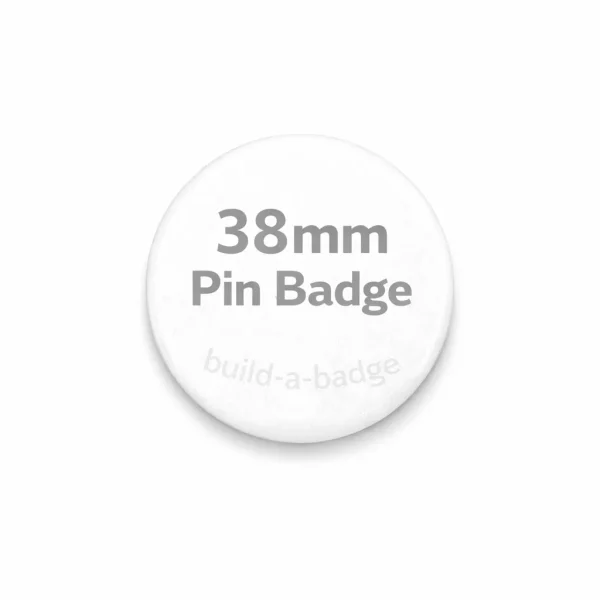 38mm pin badge