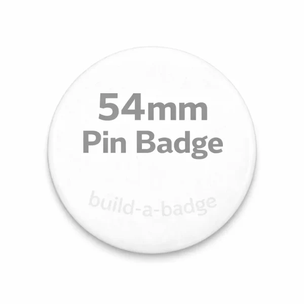 54mm pin badge