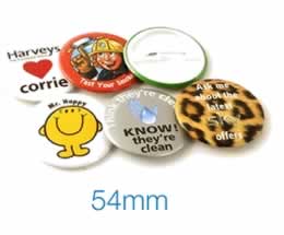 54mm pin badge