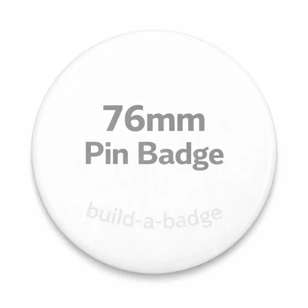 76mm pin badge
