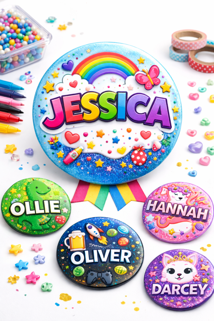 Personalised Custom Pin Badges