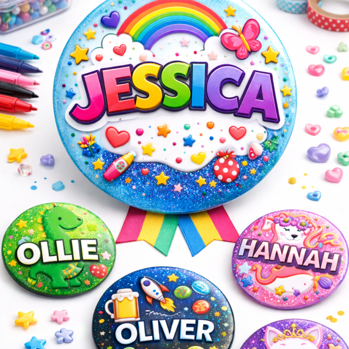 Personalised Custom Pin Badges